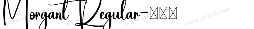 Morgant Regular字体转换